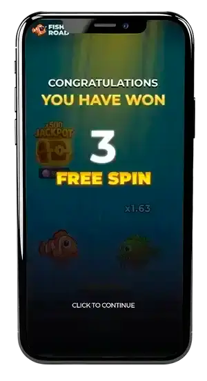 Fish Road Free Spins on mobile