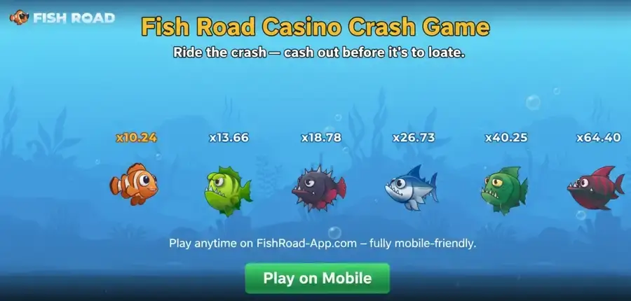 Fish Road game interface